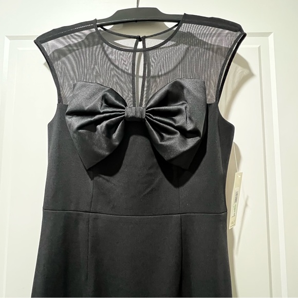 ELIZA J Bow Trim Illusion Sheath Dress - Picture 6 of 6